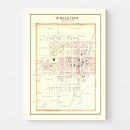 Vintage Map of Schell City, Missouri 1903