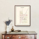 Vintage Map of Harwood, Missouri 1903