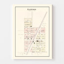 Vintage Map of Harwood, Missouri 1903