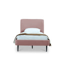 Heather - Upholstered Bed With Curved Headboard by HouseOfZazla