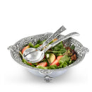 Concho Pattern Salad Bowl with Serving Set by Arthur Court Designs