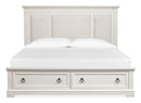 Kingston - Upholstered Panel Storage Bed by Unique Piece Furniture