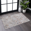 Payas - 2' X 3' Geometric Area Rug - Beige by HouseOfZazla