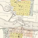 Vintage Map of Bristol, Illinois 1903