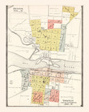 Vintage Map of Bristol, Illinois 1903