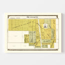 Vintage Map of Plano, Illinois 1903