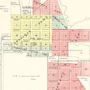 Vintage Map of Newark, Illinois 1903