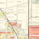 Vintage Map of Rossville, Indiana 1903