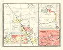 Vintage Map of Rossville, Indiana 1903