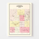 Vintage Map of Ogemaw County, Michigan 1903