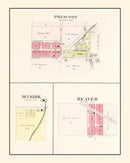 Vintage Map of West Branch, Michigan 1903