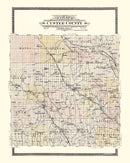 Vintage Map of Custer County, Nebraska 1904