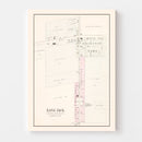 Vintage Map of Lone Jack, Missouri 1904