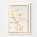 Vintage Map of Oak Grove, Missouri 1904