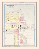 Vintage Map of Oak Grove, Missouri 1904