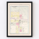 Vintage Map of Oak Grove, Missouri 1904