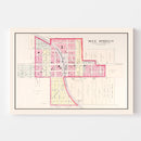 Vintage Map of Blue Springs, Missouri 1904