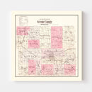Vintage Map of Greene County, Missouri 1904