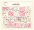 Vintage Map of Greene County, Missouri 1904