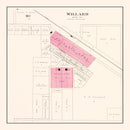 Vintage Map of Willard, Missouri 1904