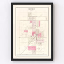 Vintage Map of Republic, Missouri 1904