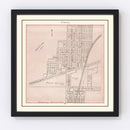 Vintage Map of Cecil, Ohio 1905