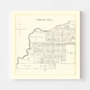 Vintage Map of Grover Hill, Ohio 1905