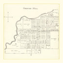 Vintage Map of Grover Hill, Ohio 1905