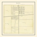 Vintage Map of Latty, Ohio 1905