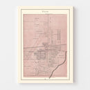 Vintage Map of Payne, Ohio 1905