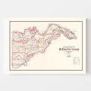Vintage Map of Saint Charles County, Missouri 1905