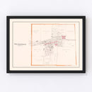 Vintage Map of Wentzville, Missouri 1905