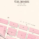 Vintage Map of Gilmore, Missouri 1905