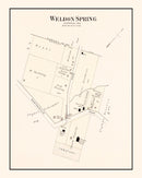 Vintage Map of Weldon Spring, Missouri 1905