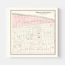 Vintage Map of Portage des Sioux, Missouri 1905