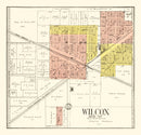 Vintage Map of Waushara County, Wisconsin 1906
