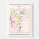 Vintage Map of Wautoma, Wisconsin 1906