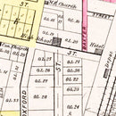 Vintage Map of Wautoma, Wisconsin 1906