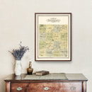 Vintage Map of Walworth County, Wisconsin 1907