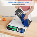 66lb Price Computing Scale Commercial Food Scale with Dual LCD Displays by LJGDeals