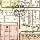 Vintage Map of Bradford, Illinois 1907