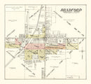 Vintage Map of Bradford, Illinois 1907