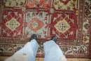 5.5x6.5 Vintage Oushak Carpet