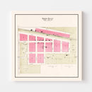 Vintage Map of Morse Bluff, Nebraska 1907