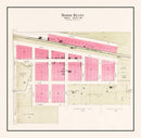 Vintage Map of Morse Bluff, Nebraska 1907