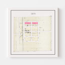 Vintage Map of Colon, Nebraska 1907