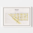 Vintage Map of Memphis, Nebraska 1907