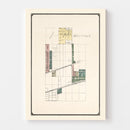 Vintage Map of Seelyville, Indiana 1907