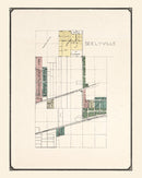 Vintage Map of Seelyville, Indiana 1907