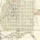 Vintage Map of Denison, Iowa 1908